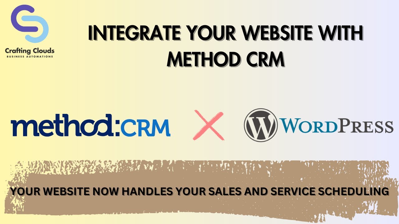 Method CRM Above & Beyond (Client Story): WordPress Service & Sales Website Integration