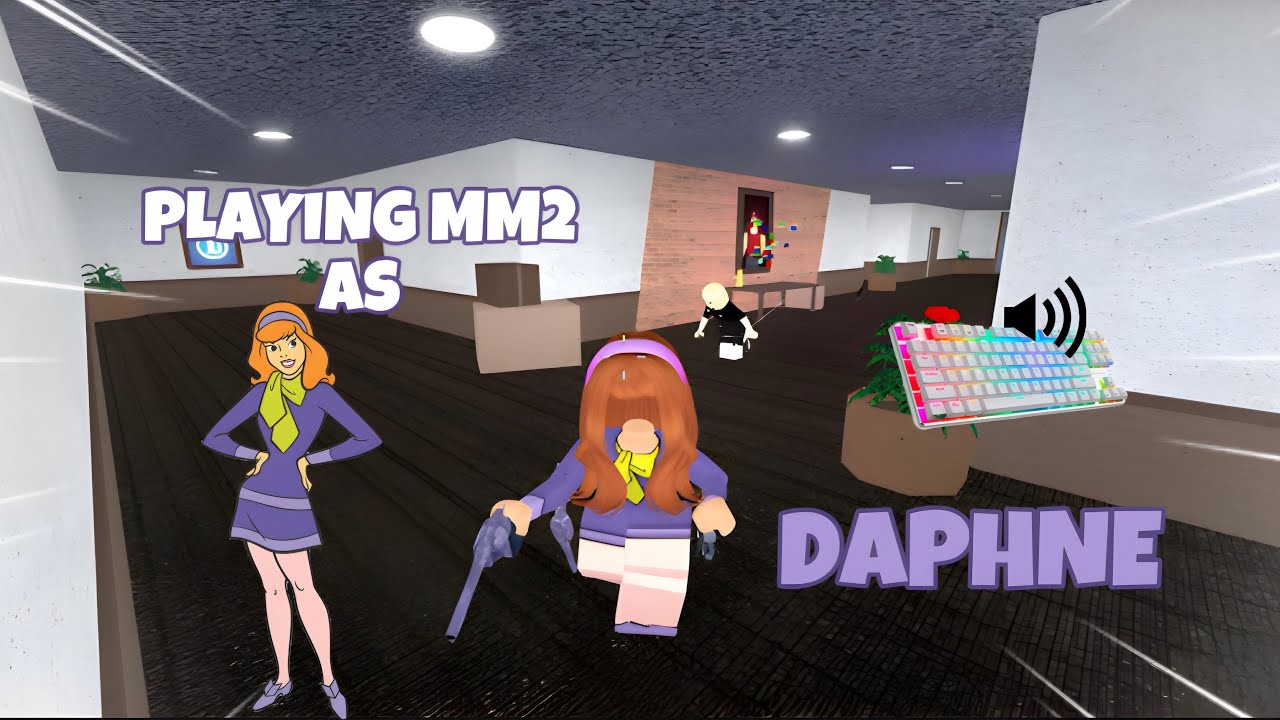 DAPHNE DESTROYS TEAMERS IN MM2 + GAMEPLAY (KEYBOARD ASMR)