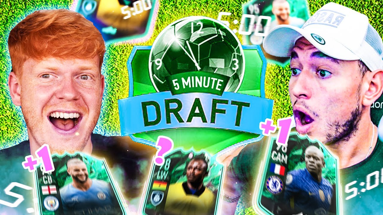 THESE DRAFTS ARE A JOKE!! 5 MINUTE FUT DRAFT VS @Oakelfish - FIFA 22