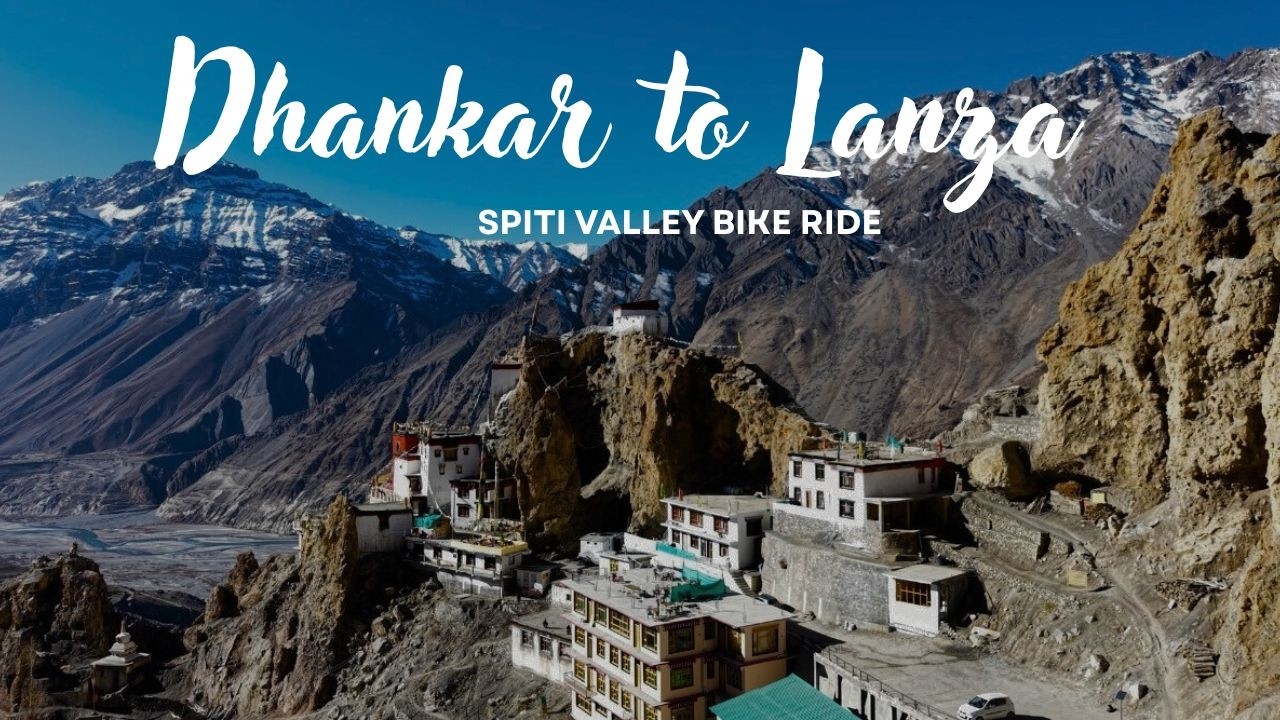 DHANKAR TO LANZA BIKE RIDE  | SPITI VALLEY ADVENTURE | Himachal Pradesh🏍️