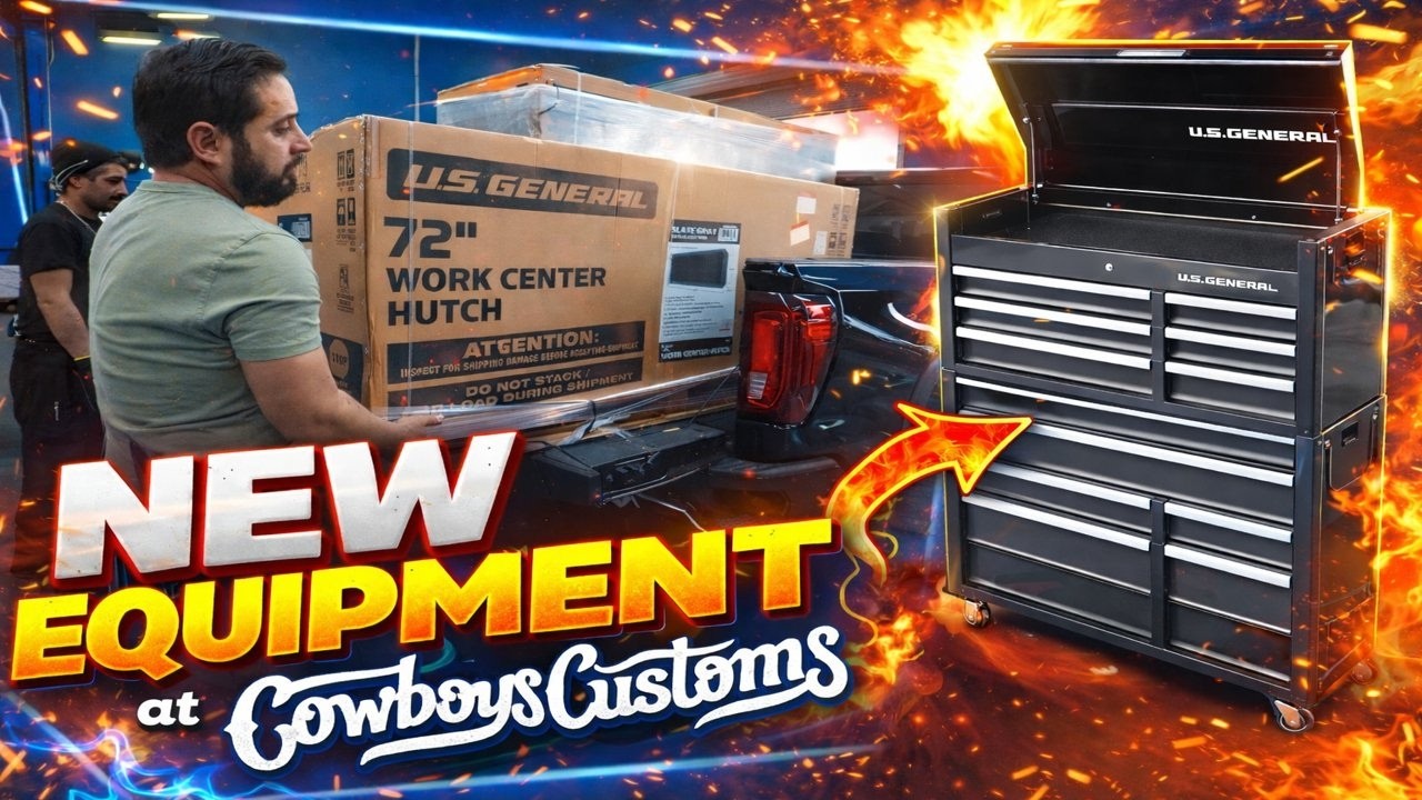 NEW TOOLS AT COWBOYSCUSTOMS