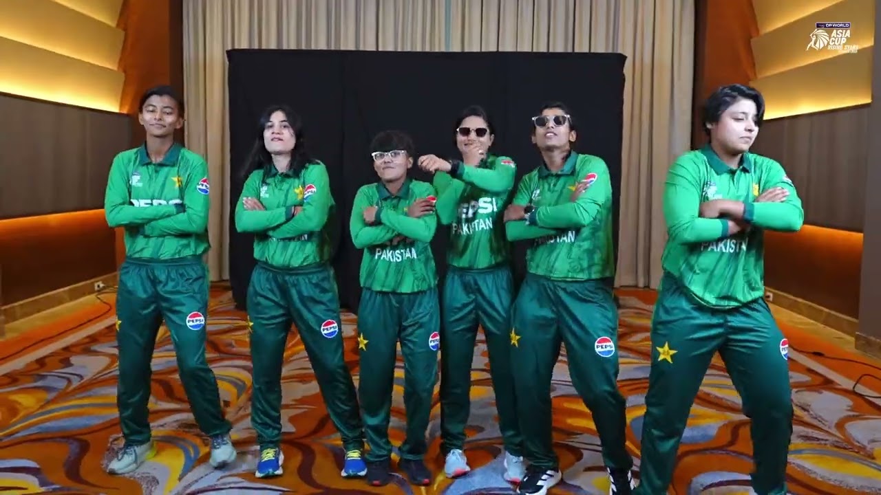 Team Pakistan makes their entry! | DP World Women's Asia Cup Rising Stars 2026
