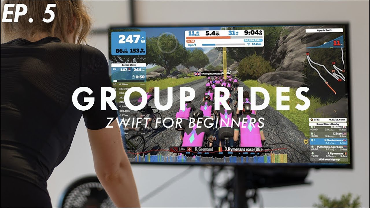 Групповые поездки на Zwift — всё, что вам нужно знать | Zwift для начинающих, выпуск 5
