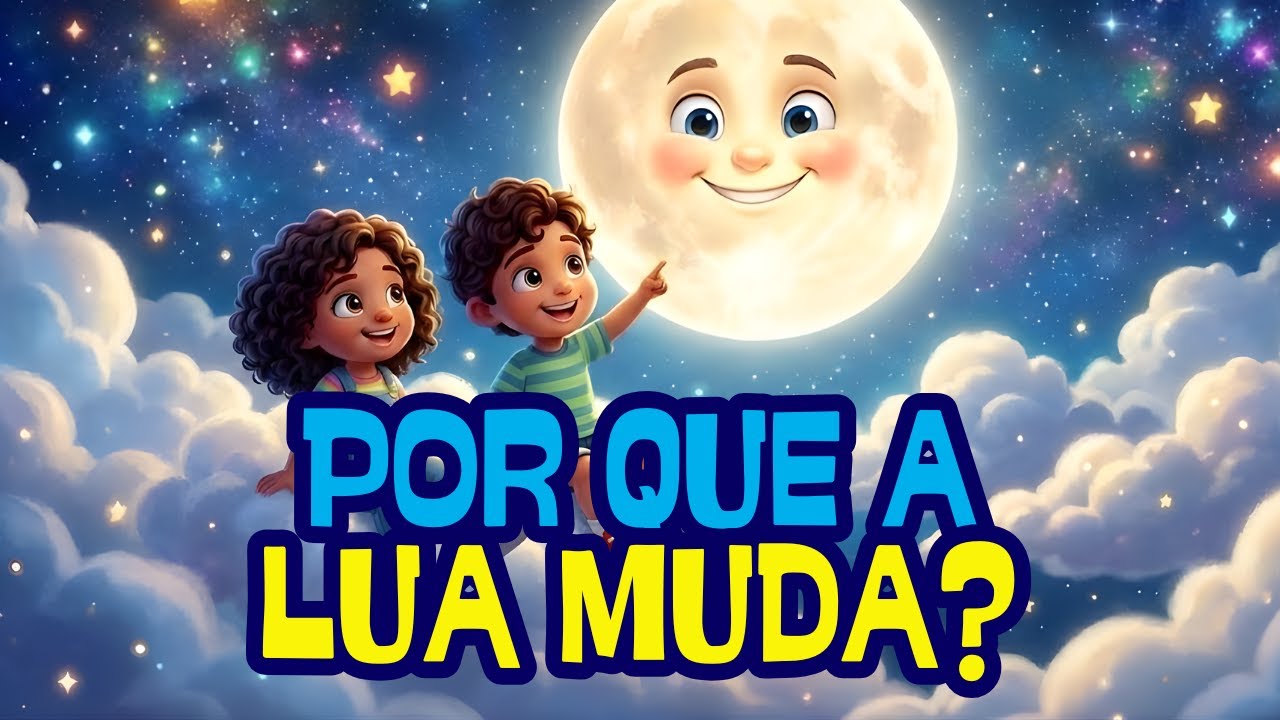 Por Que a Lua Muda de Forma? 🌙 | Música Infantil Educativa | Curiosidades Divertidas #musicainfantil