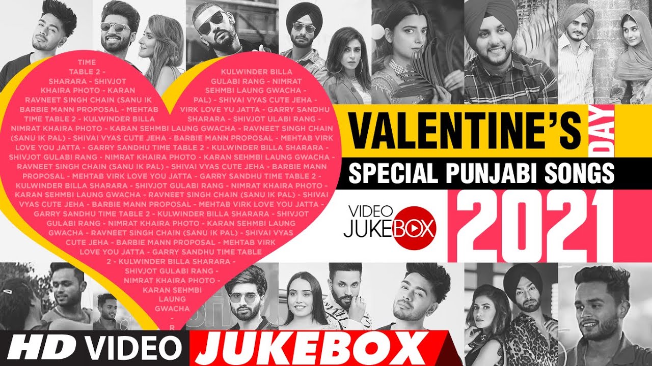 Valentine's Day Special Punjabi Songs 2021 | Video Jukebox  | Punjabi Romantic Songs 2021