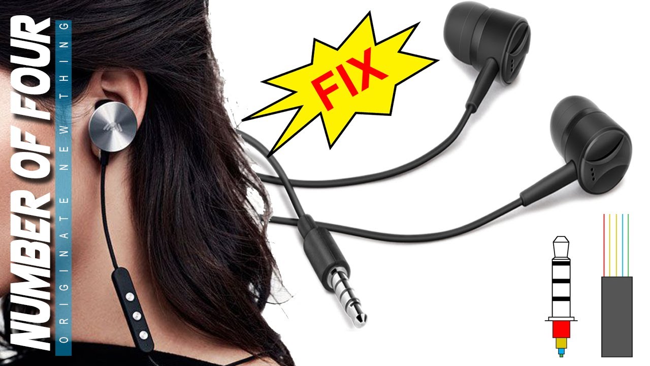 How to Fix  Earphone Working on One Side | How to wiring 5 wire in 4 pole Earphone jack