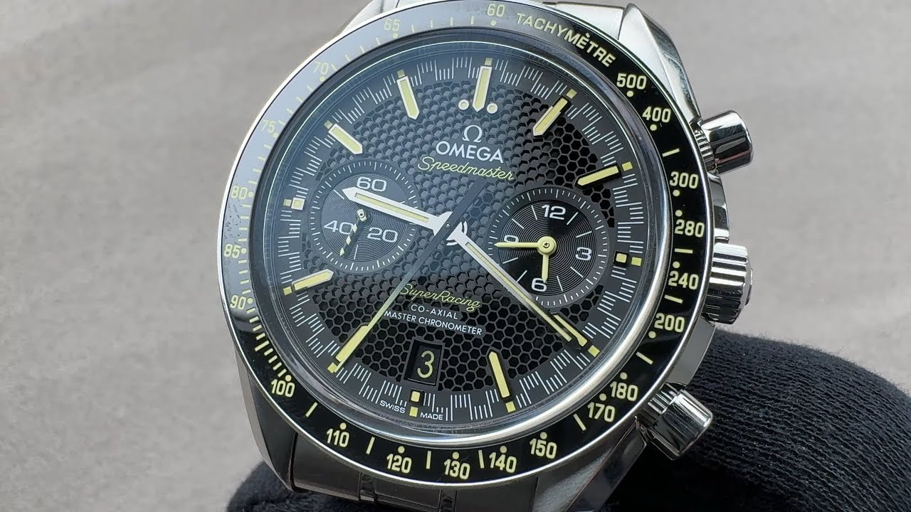 Omega Speedmaster Super Racing - 329.30.44.51.01.003 - 2023 Release Honeycomb Dial & Spirate™ System