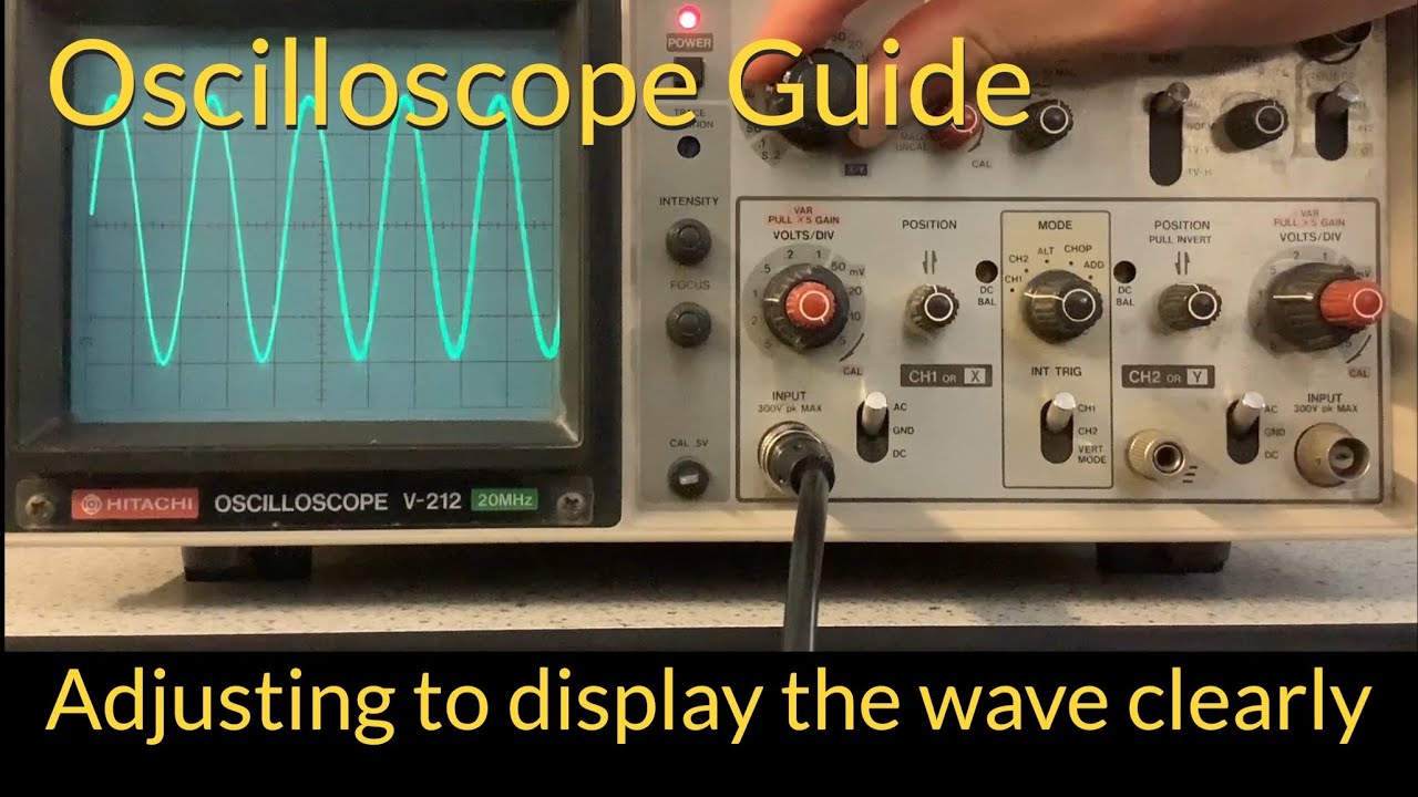 Oscilloscope - Displaying a waveform clearly