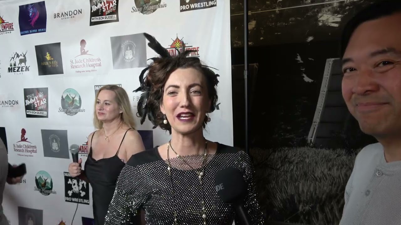 Amber Martinez Carpet Interview at Halloween Hotness 2024
