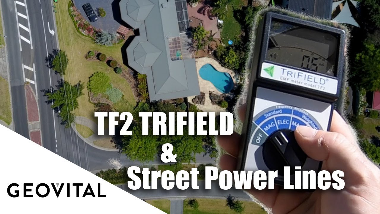 New Trifield TF2 meter review near street power lines magnetic field