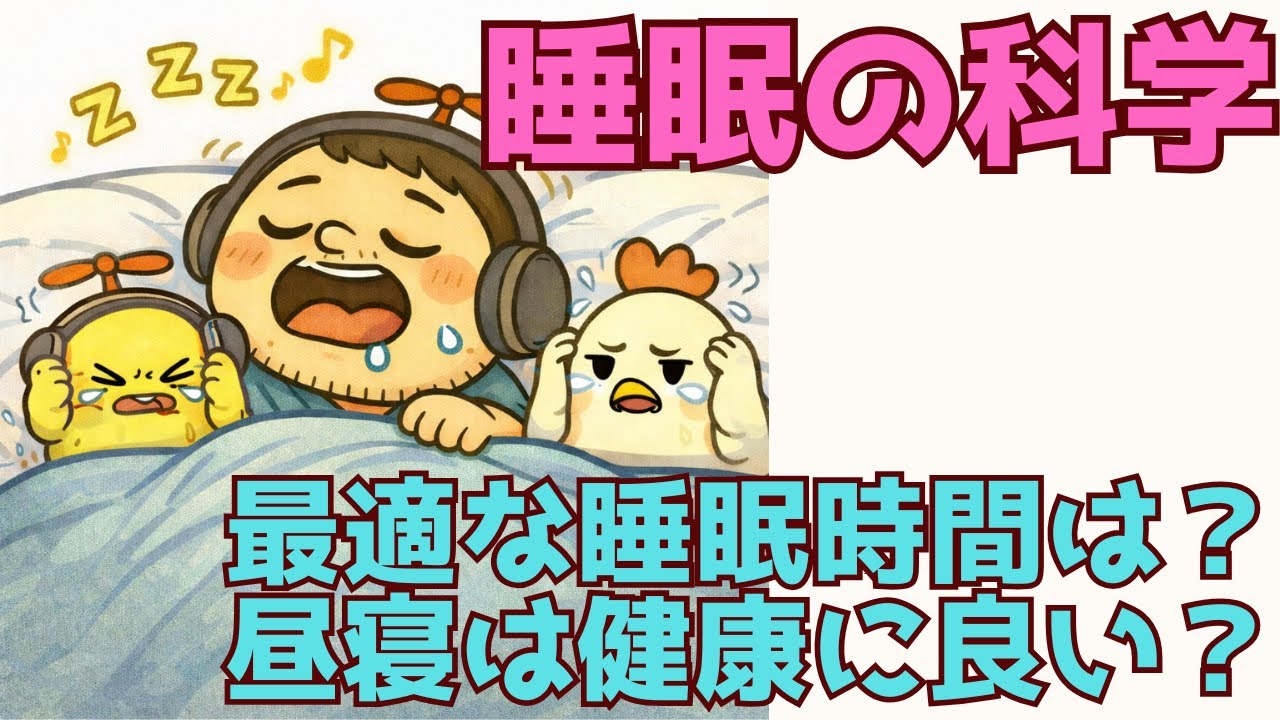 睡眠の科学：最適な睡眠時間は？昼寝は健康に良い？認知症を防ぐための睡眠とは？