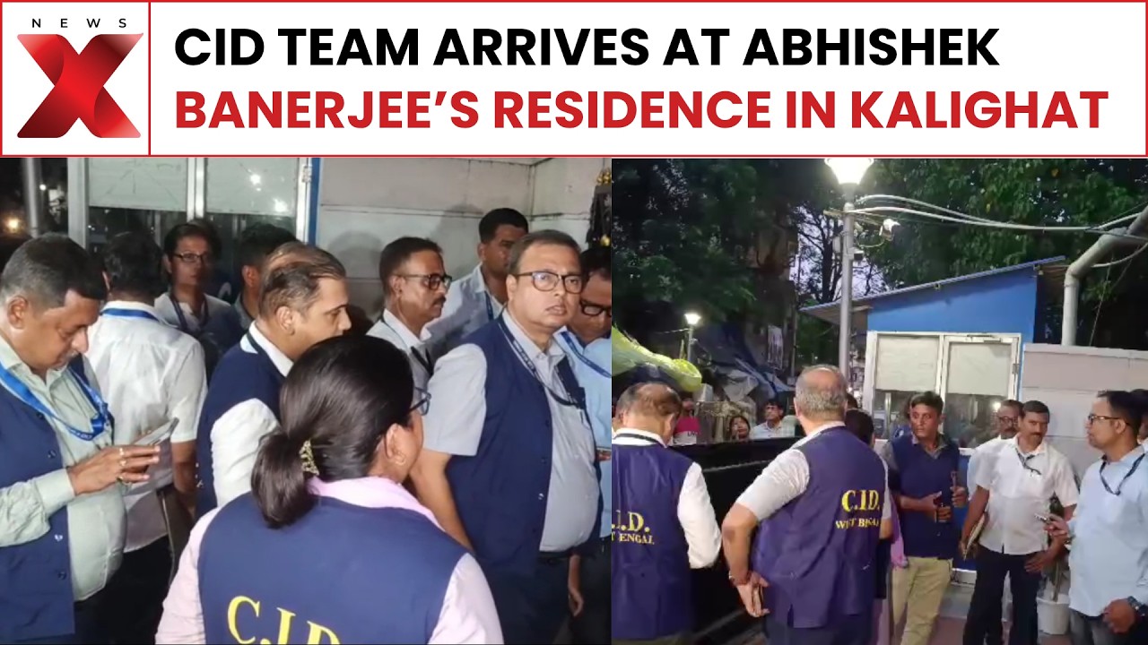 CID Team Reaches TMC Leader Abhishek Banerjee&rsquo;s Kalighat Residence | NewsX