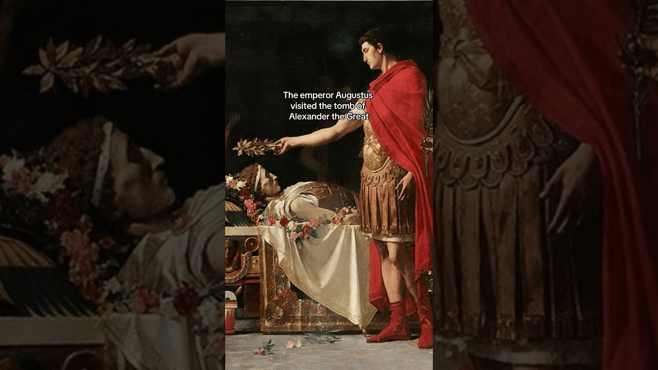 That comeback though 😩 This was after he defeated Cleopatra & Marc Anthony #history #art #painting