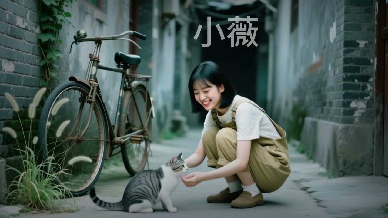 《小薇》女生翻唱｜原唱：黃品源｜經典青春情歌Cover｜藏在心裡的那份喜歡 #翻唱 #音樂 #動態歌詞