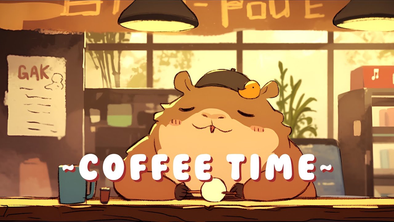 [Long Session] 24/7 Capybara Lofi Beats - Cozy Lofi Hip Hop Mix ~ Peaceful Moments ~ 🦫 ✨ 🌙