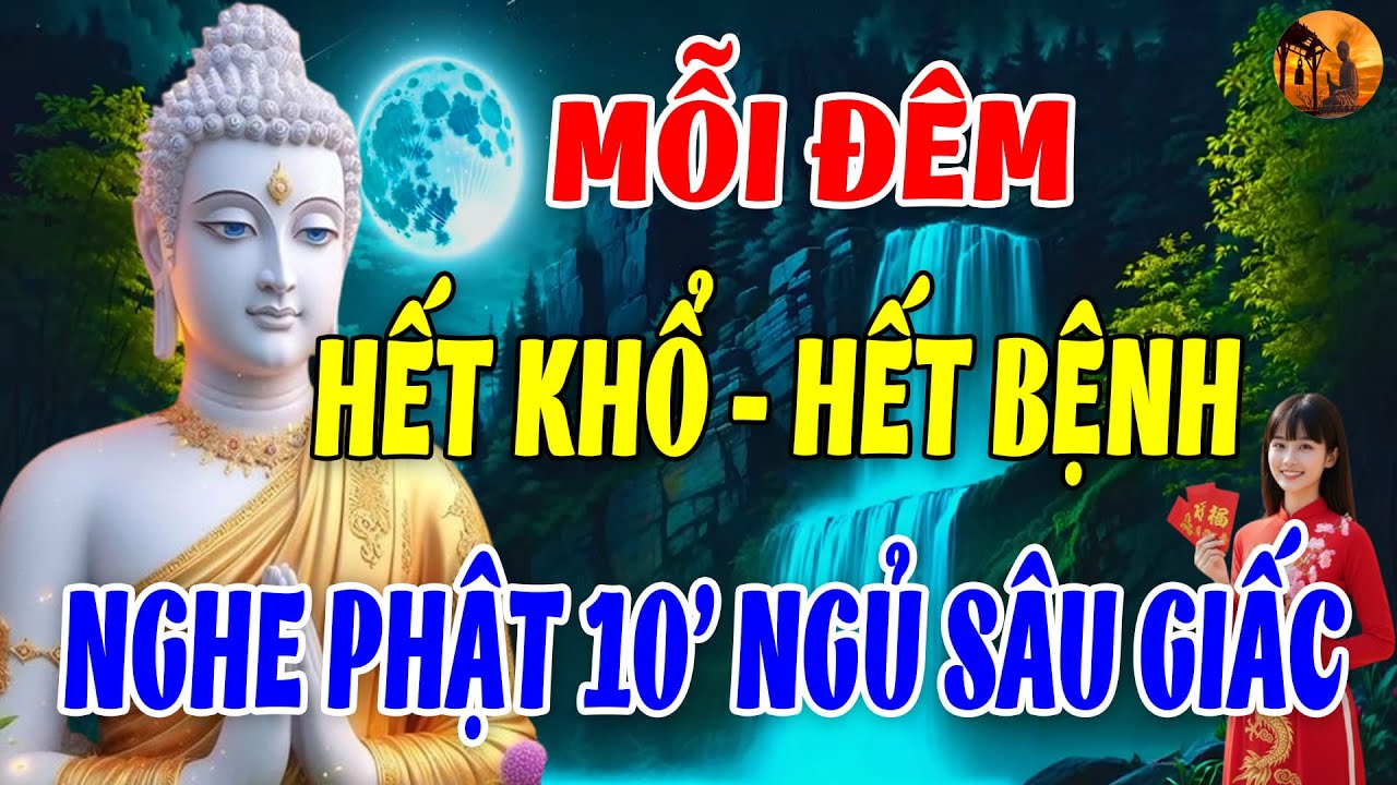 Mỗi Đêm Nghe 15 Phút Lời Phật Dạy – Ngủ Ngon, Tâm An Lạc, Hết Bệnh Hết Khổ | Chuông Chùa Tịnh Tâm