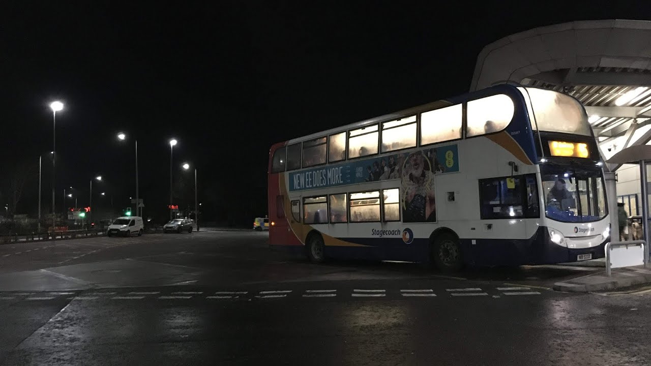 Route 95 | Stagecoach East Scotland | ADL Enviro 400 Scania N230UD | 15587 (NIB 5233)