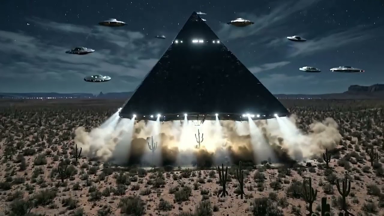 The Invasion - the cause and effect of hitting a UFO with a Hellfire Missile #aianimation