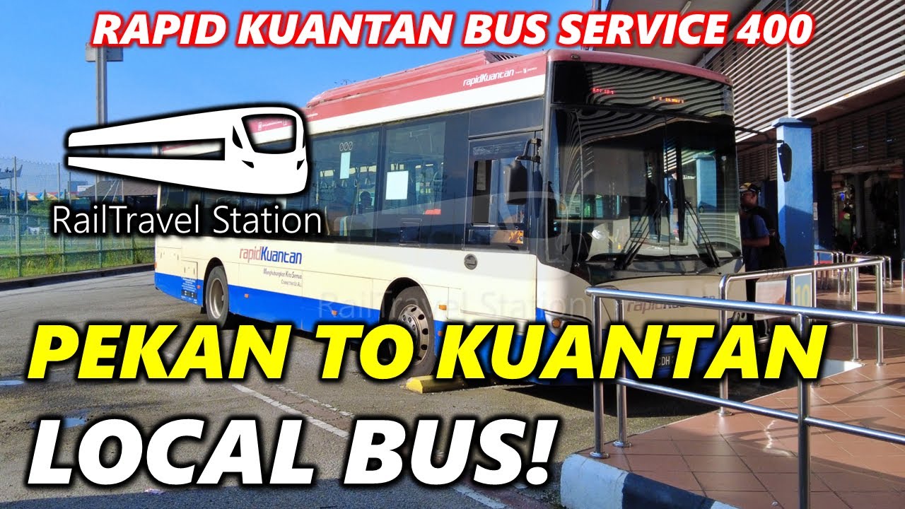 PEKAN TO KUANTAN LOCAL BUS! 🇲🇾🚌 Rapid Kuantan Bus 400 Pekan Lama Pekan → Hentian Bas Bandar Kuantan
