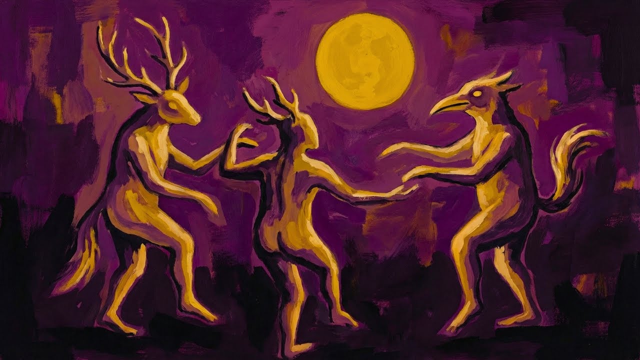 Dancing Under the Moon | Organic Downtempo | Folktronica – Tribal Night Ritual – Mix