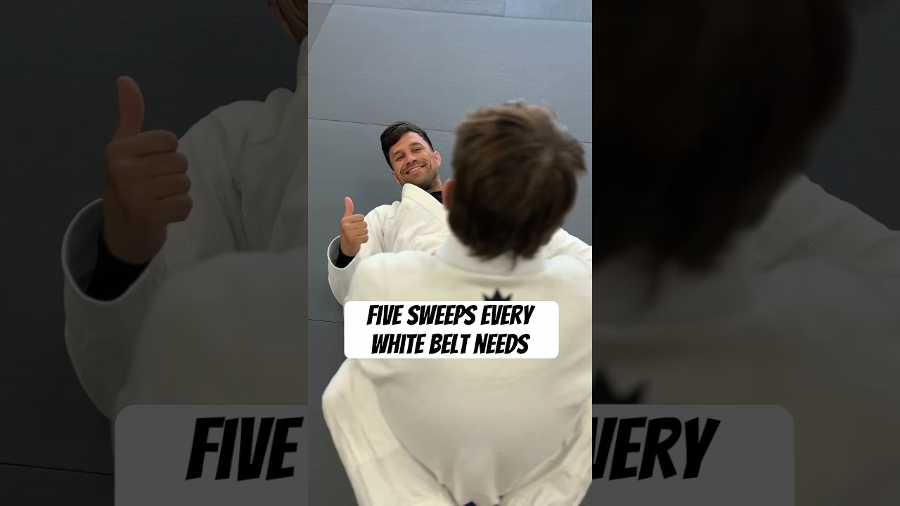 Five sweeps from closed guard #jiujitsu