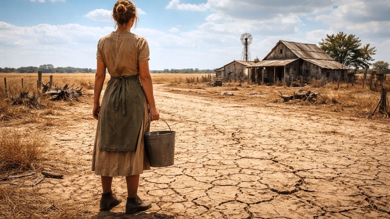 A VIÚVA DE GUERRA QUE HERDOU UMA TERRA SECA… MAS O SOLO ESCONDIA ALGO RARO