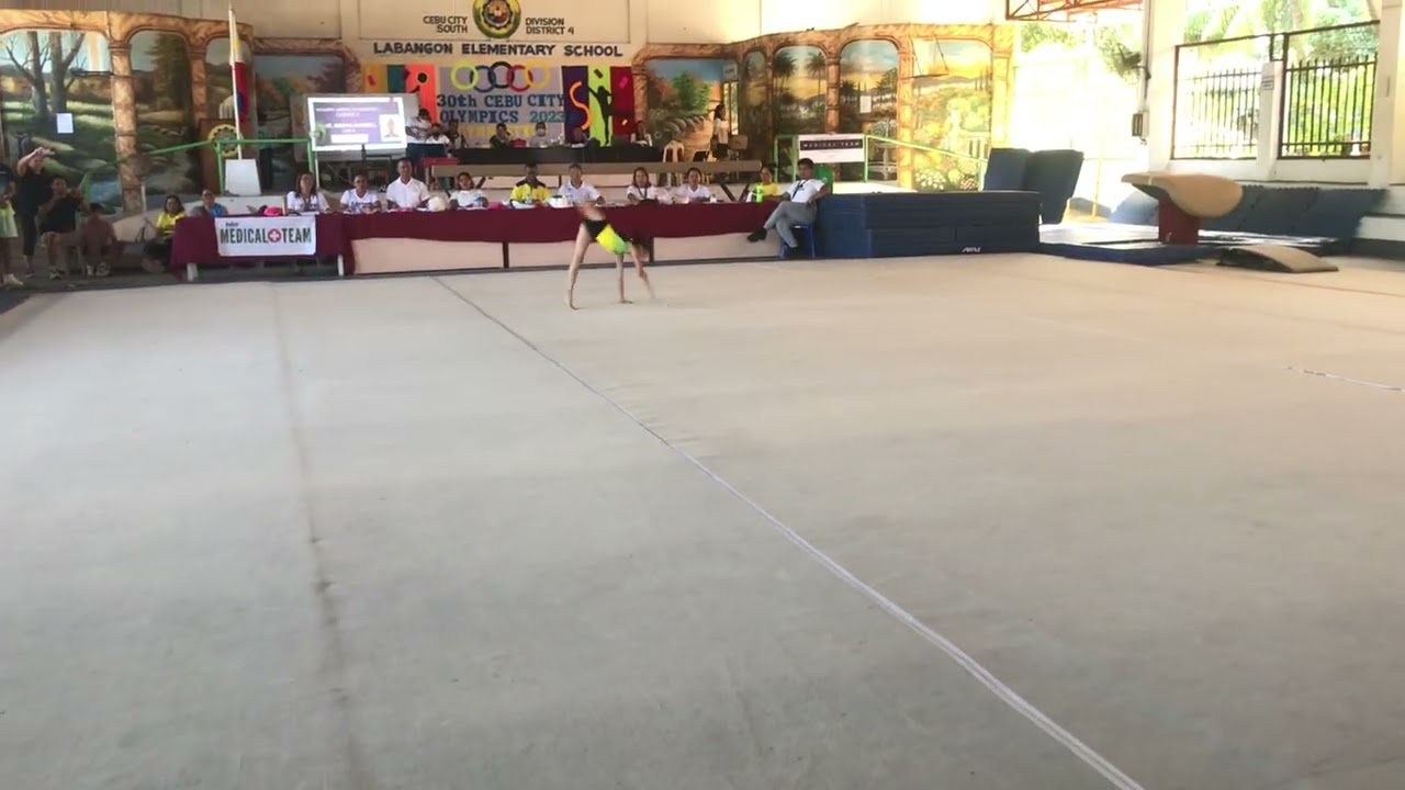 2023-Gold Medalist Floor Exercise-30th Cebu City Olympics-Gymnastic Academy of Cebu-Jazzmine Legaspi