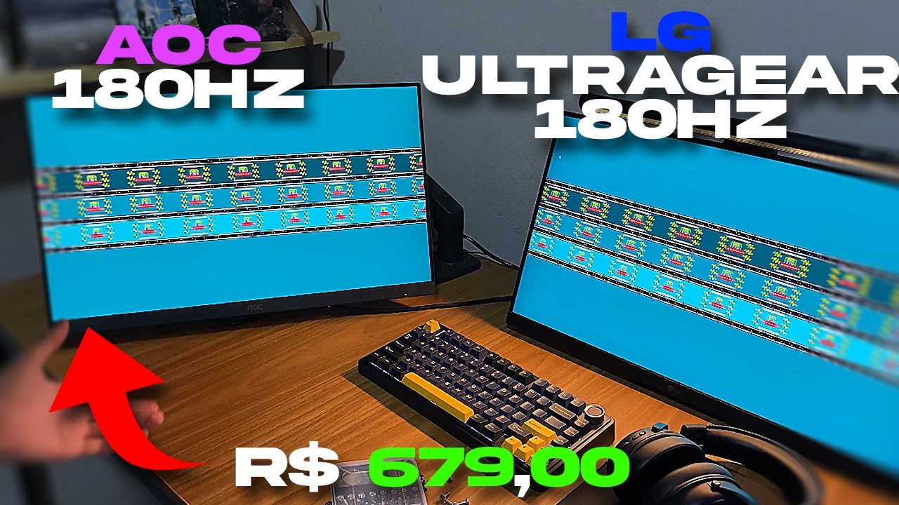 AOC 24' 180HZ 24G4 - UNBOXING