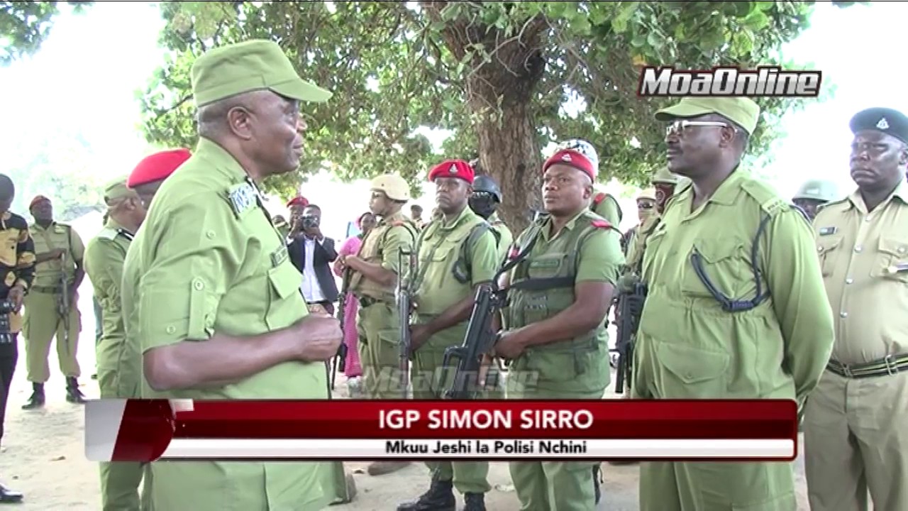 IGP SIRRO AKIWAPA HAMASA MAKAMANDA BAADA YA KUWAUA WAHALIFU 13 KIBITI