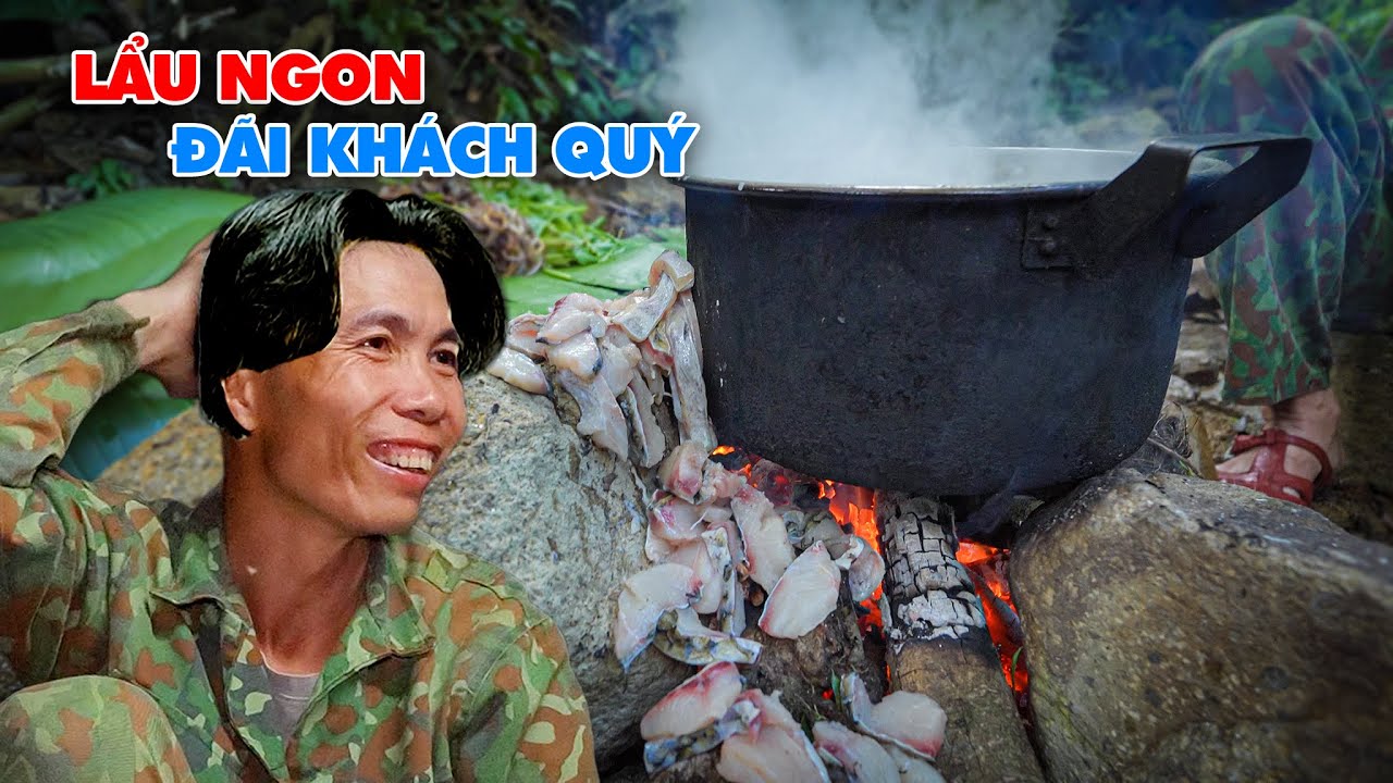 THANH NI&Ecirc;N  ĐẸP TRAI ĐẦU BỔ LUỐNG, NẤU LẨU CHẤM TRO BẾP Đ&Atilde;I KH&Aacute;CH QU&Yacute;