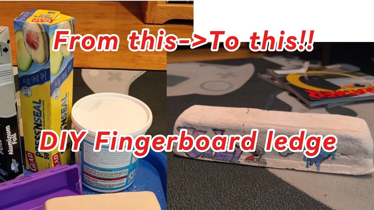 HOW TO MAKE FINGERBOARD LEDGES
