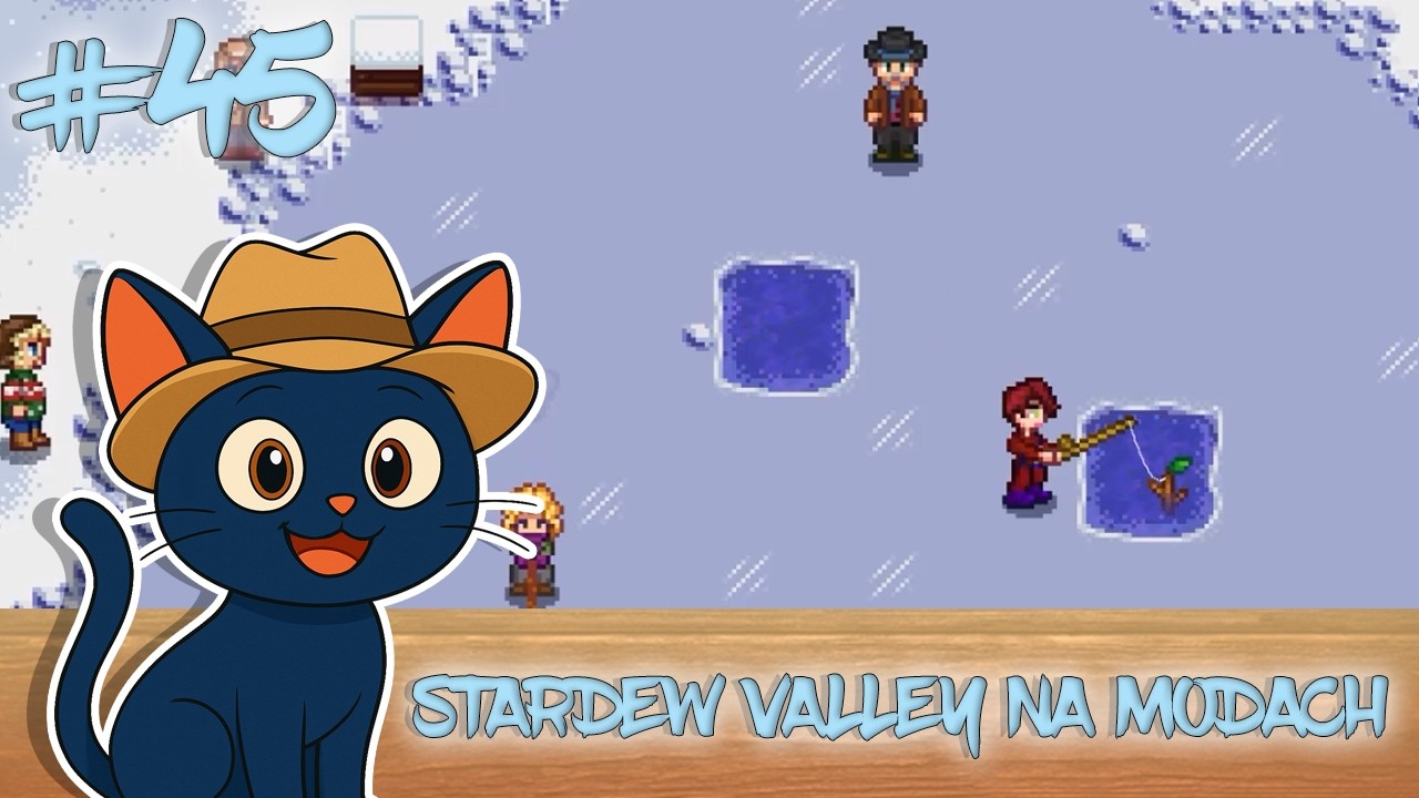 👨‍🌾 Konkurs w zimowym łowieniu ryb! Zagrajmy w Stardew Valley NA MODACH 🇵🇱 #45