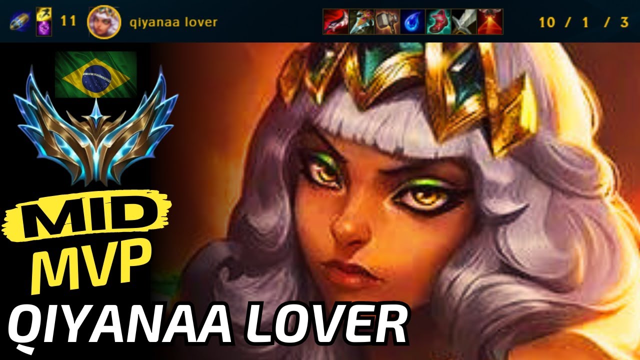 Qiyanaa Mid vs Syndra - BR Challenger - qiyanaa lover - 540 LP - MVP