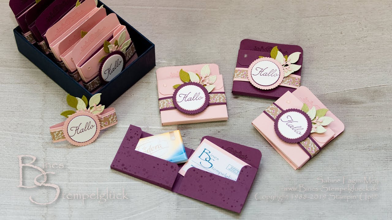 Mein Swap für On Stage in Düsseldorf • Verpackung mit zwei Einstecktaschen • Stampin' Up!