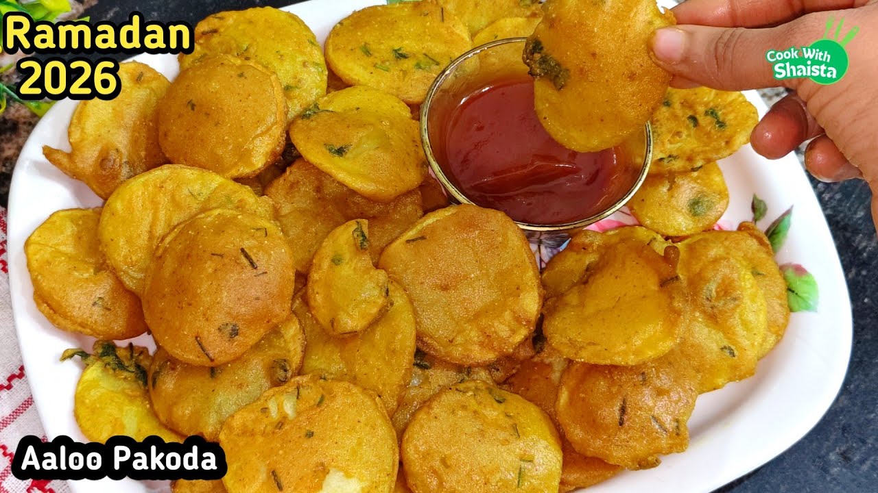 Crispy Aaloo Pakora Recipe | Ramazan New Recipe | Ramazan Special Recipe 2026 By Cook With Shaista 