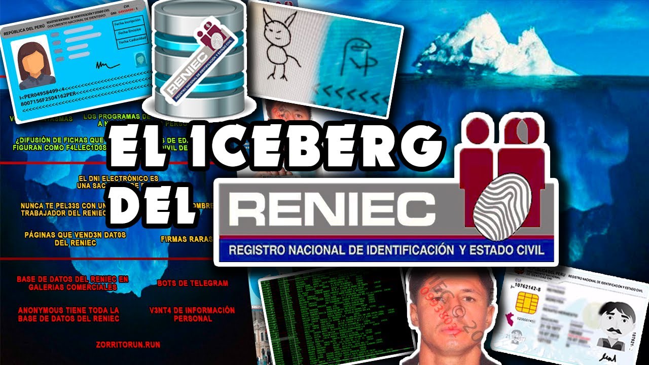 El Iceberg del RENIEC