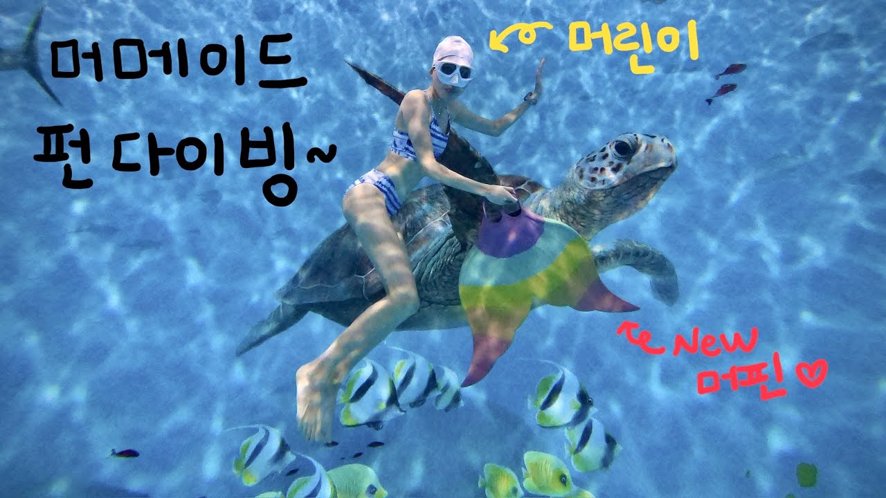 송도 잠수풀 머메이드 다이빙 연습