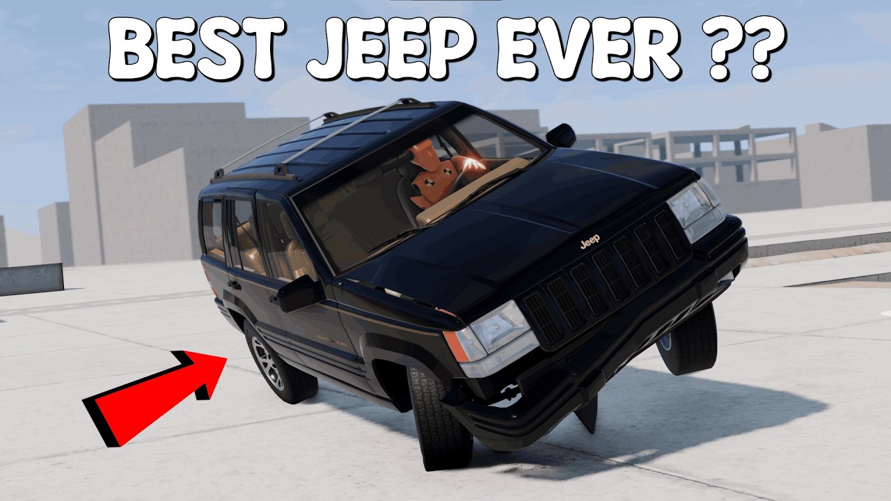 JEEP GRAND CHEROKEE EXTREME DURABILITY TEST | BeamNG.Drive