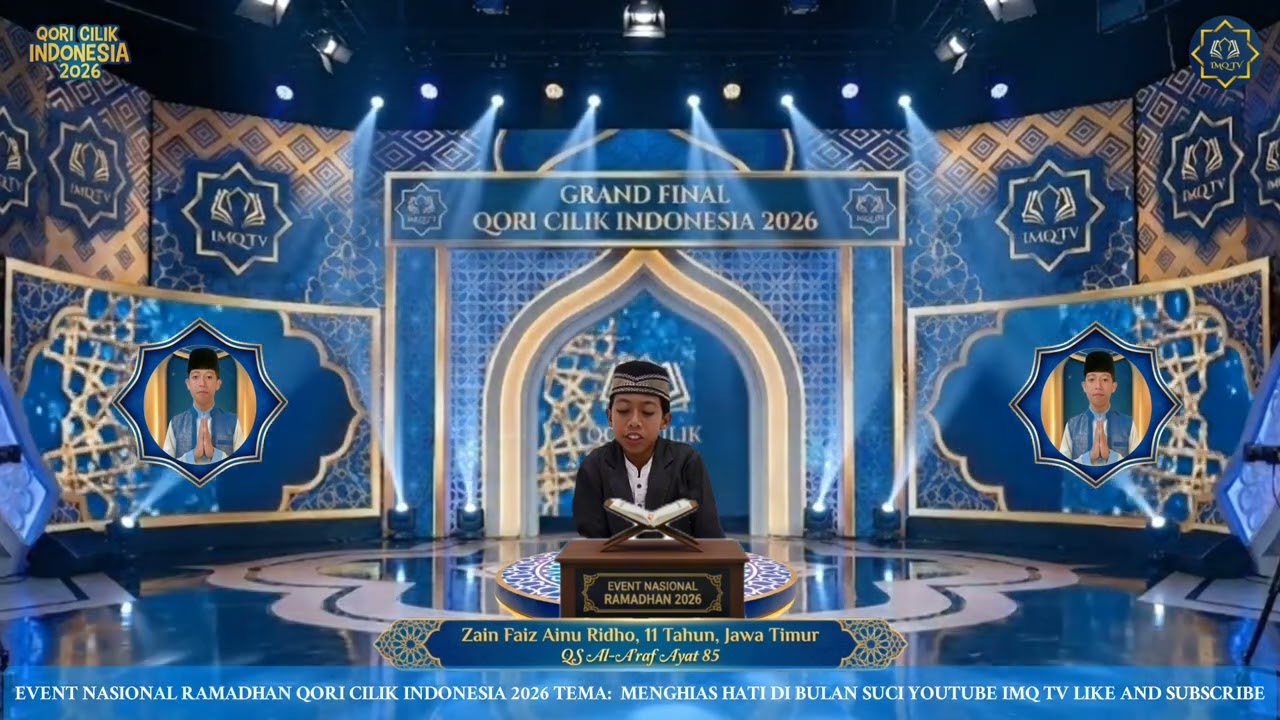 GRAND FINAL||ZAIN FAIZ AINU RIDHO 11 TAHUN|JAWA TIMUR|QORI CILIK INDONESIA 2026||