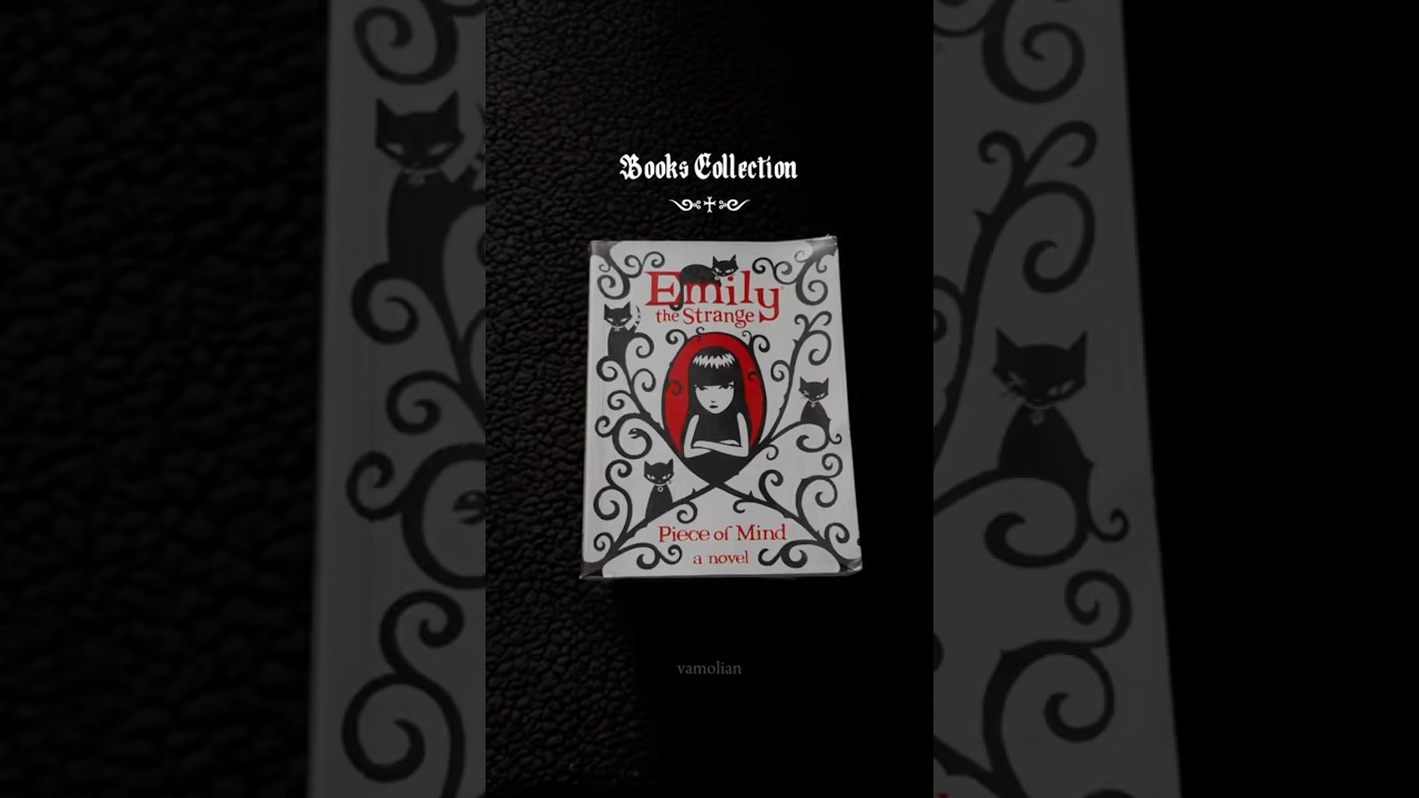 Goth and Emily the Strange my holy grails ☠️ #books #gothic #emilythestrange #collection