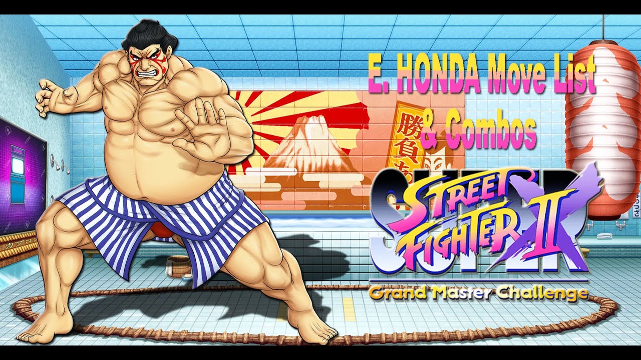 Combos & Movelist HONDA ssf2x. super street fighter 2x grand master challenge. CrossUp super HD 2022