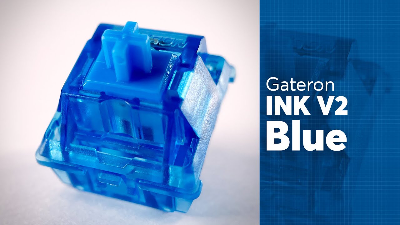 Gateron INK V2 Blue Sound Test with GMK, MT3 and SA Keycaps