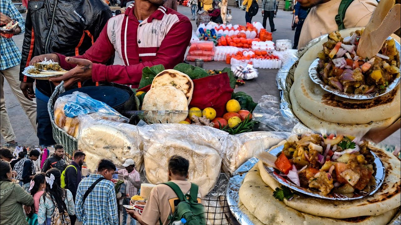 Haridwar har ki Pauri Street Food Chole kulche | Street Food haridwar | Chole kulche Haridwar