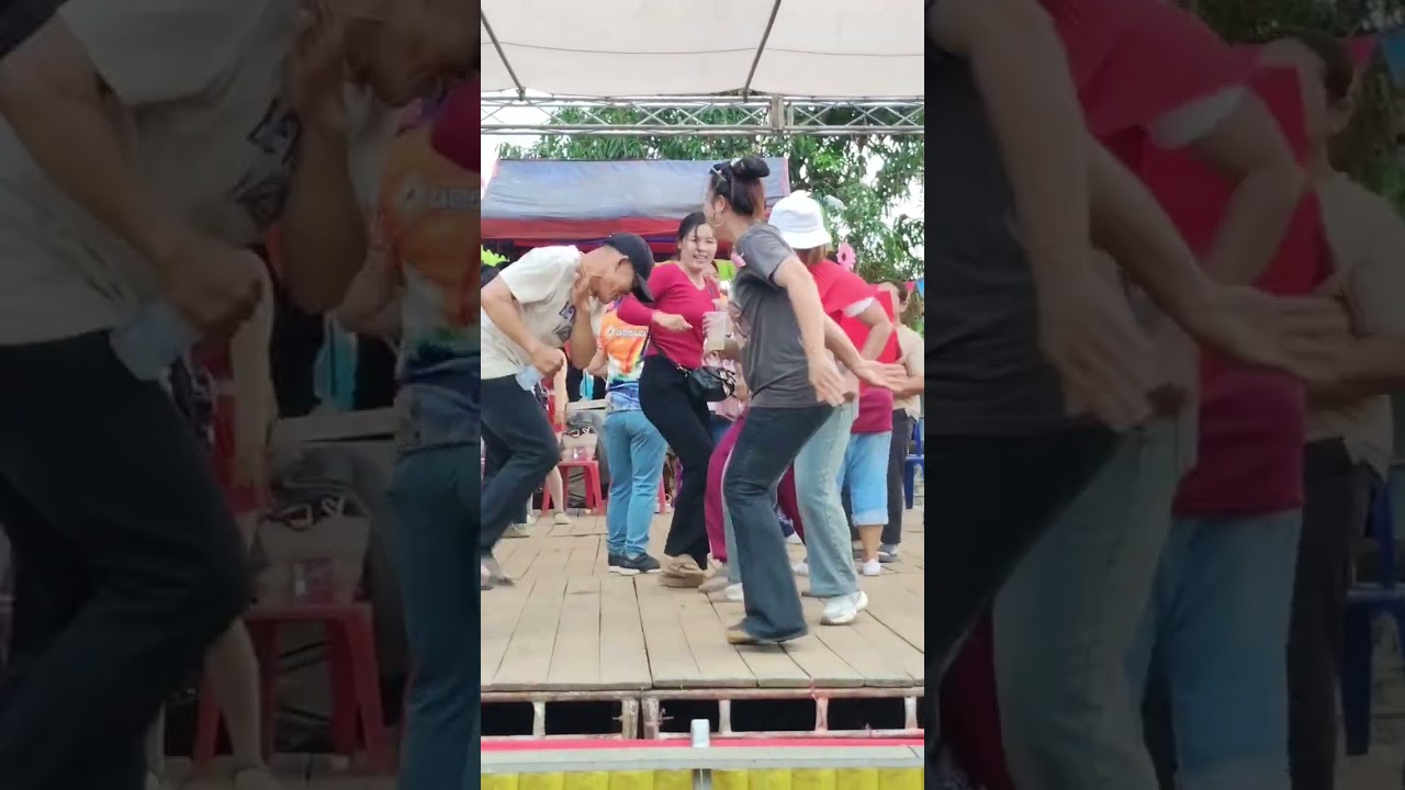 ม่วนๆ รำวงย้อนยุค บ้านเฮา #รำวงย้อนยุค #เต้น #dance #บุญบ้านเฮา