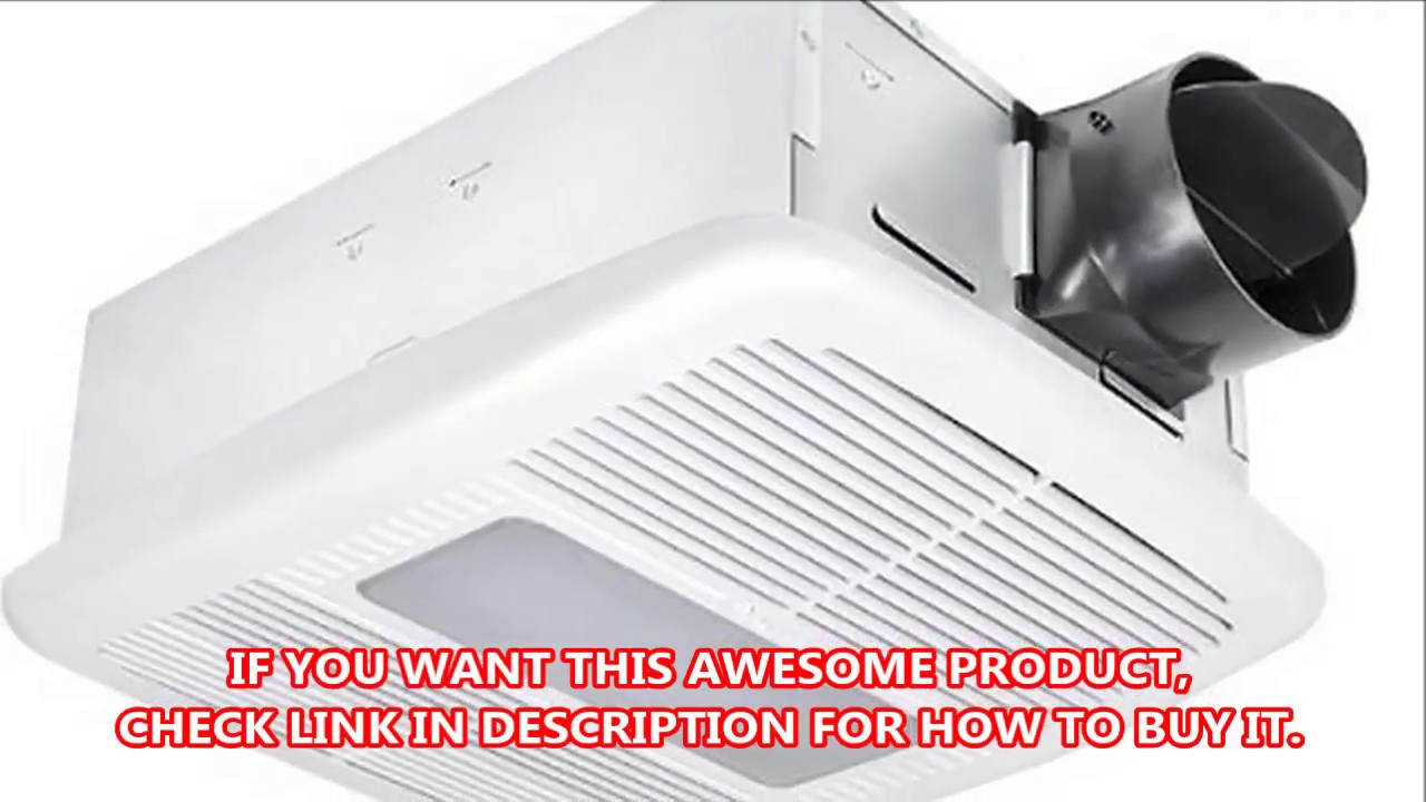 [Exhaust Fan] Delta BreezRadiance RAD80LED 80 CFM Exhaust Bath Fan/Dimmable LED Light and Heater