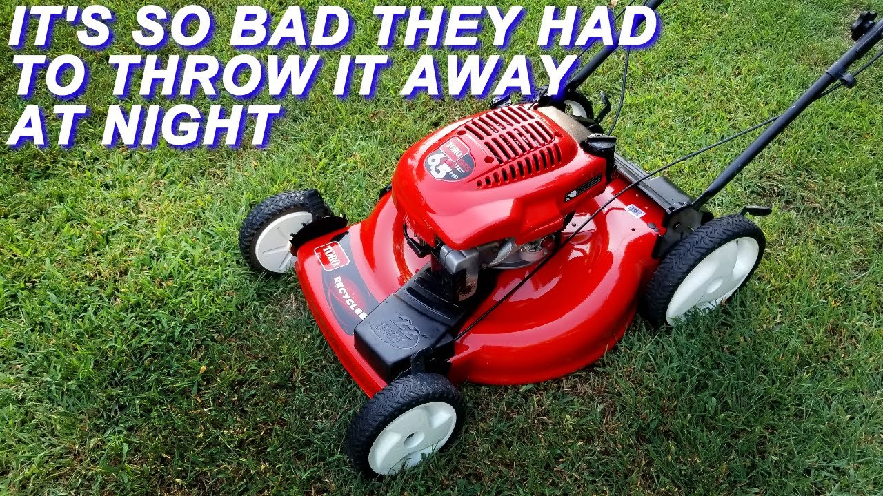 Someone Threw Away A  Good Toro Lawn Mower