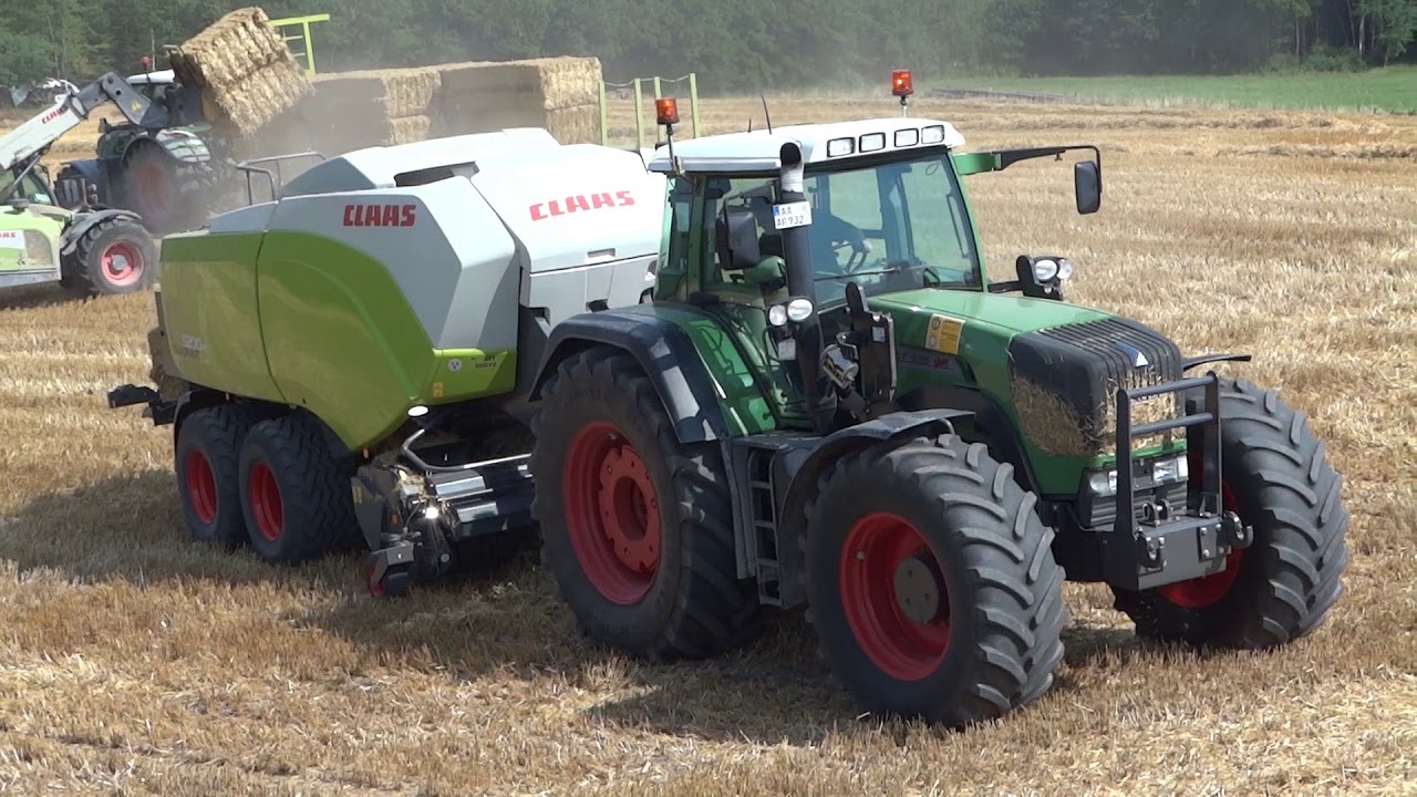 Fine Cut Stroh pressen - Quadrant 5200 im Einsatz mit 51 Messern