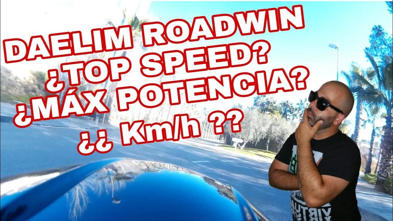 DAELIM ROADWIN 125  , TOP SPEED, MAX VELOCIDAD 🏍