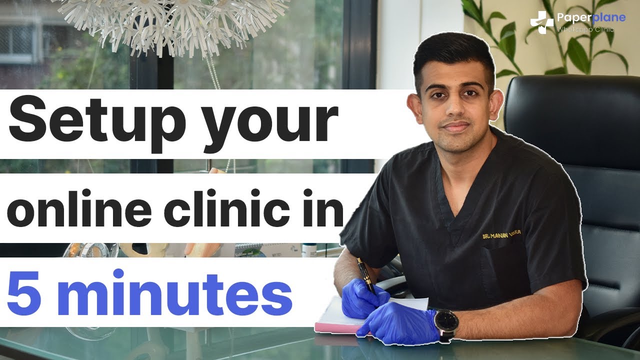 Setup your online clinic in 5 minutes!