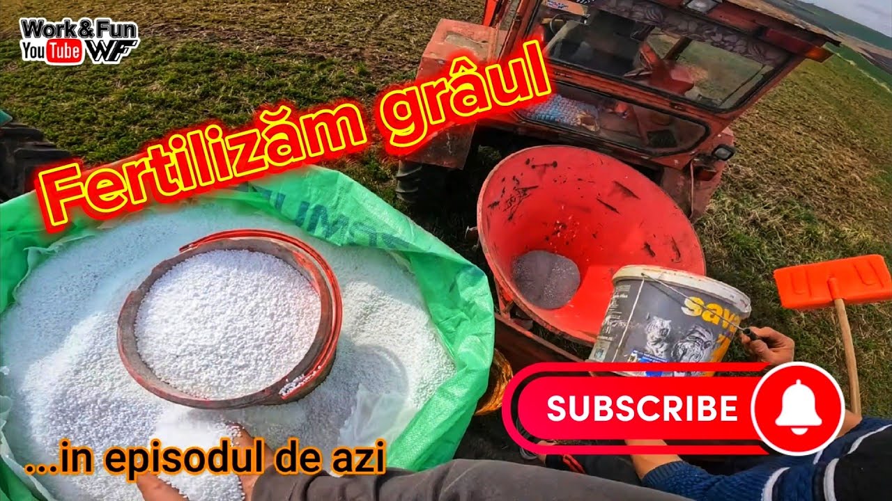 Fertilizăm grâul... am ieșit la câmp cu U650 și John Deere -ul  #Agro ep.56